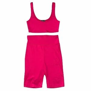 LunaChix Biker Shorts and Crop Top Set